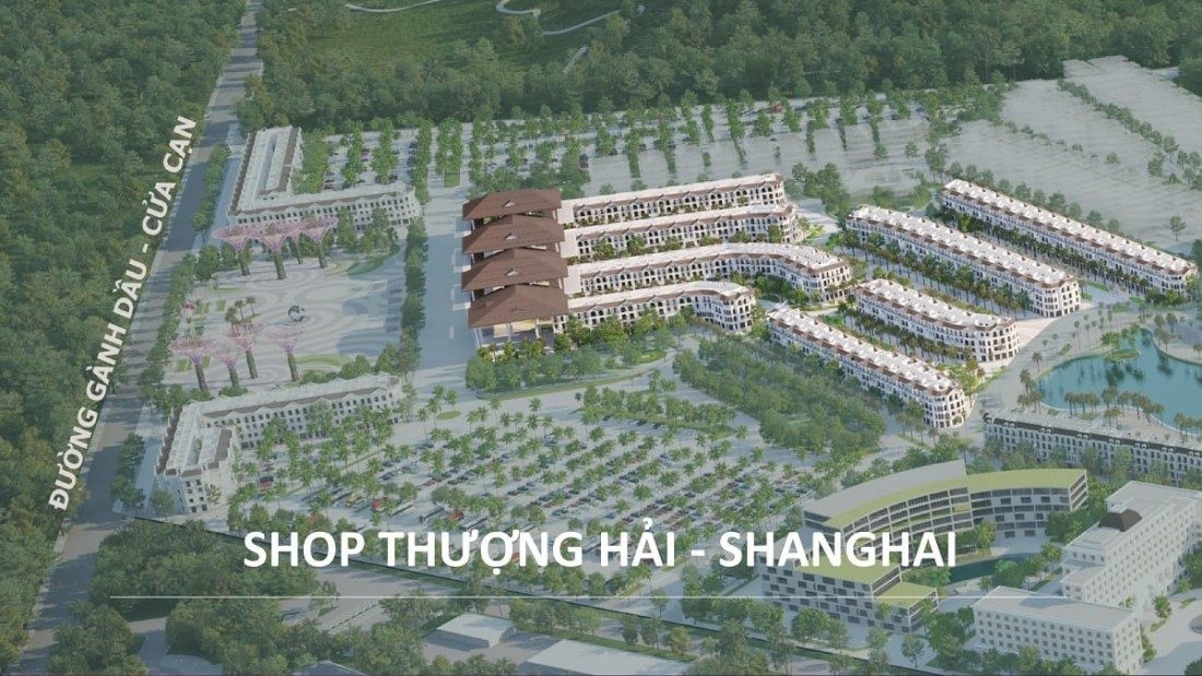 Mặt bằng Shop thương mại phân khu Shangchai