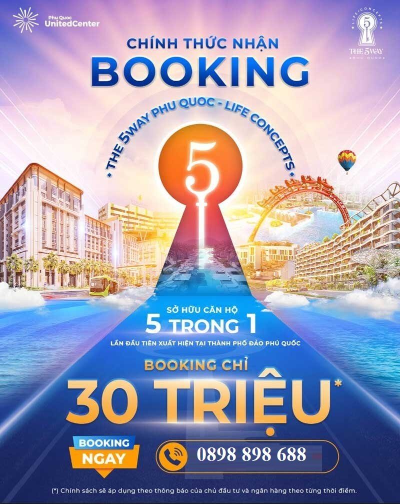 chính sách booking The 5way Phú Quốc