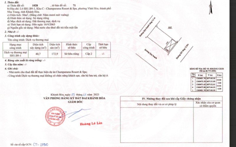 Thủ tục pháp lý dự án Libera Nha Trang 1